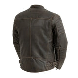 Commuter Men's Motorcycle Leather Jacket - First Manufacturing Company - Flyclothing LLC