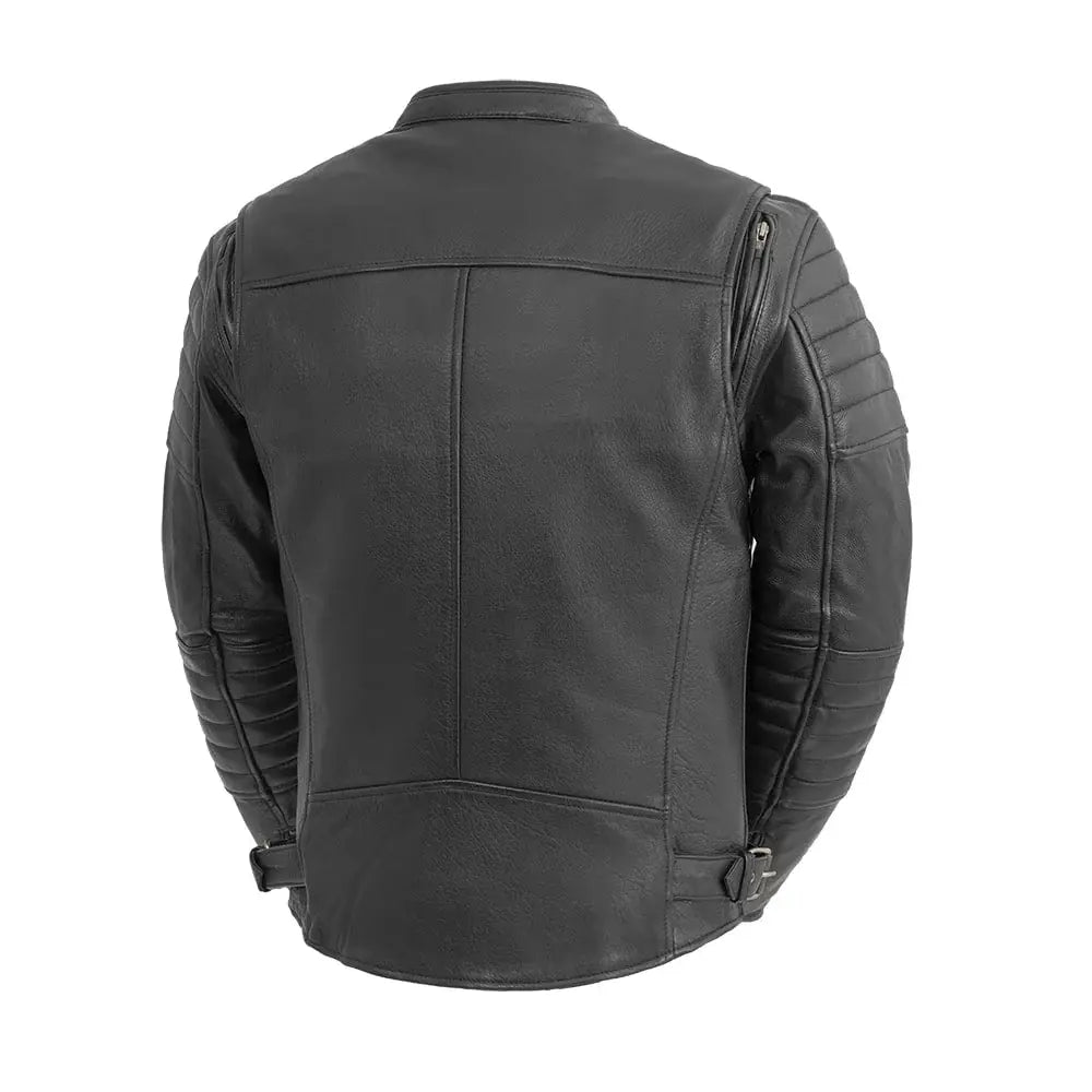 Commuter Men's Motorcycle Leather Jacket - First Manufacturing Company - Flyclothing LLC