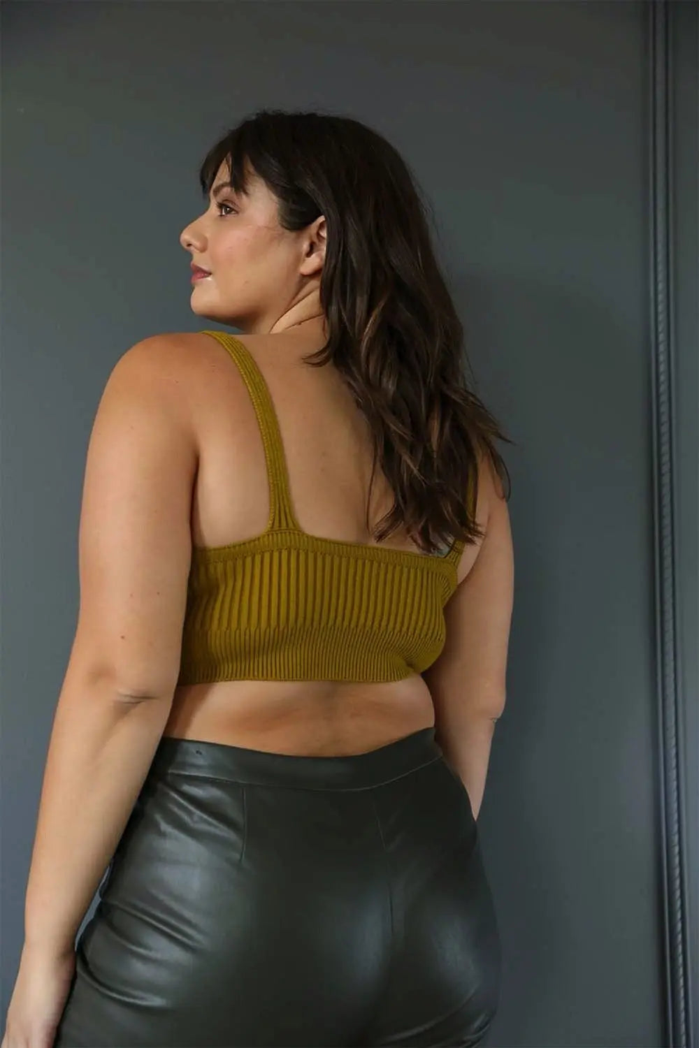 Contour Rib Knit Brami Plus - Boho Clothing and Accessories - Flyclothing LLC