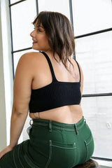 Contour Rib Knit Brami Plus - Boho Clothing and Accessories - Flyclothing LLC
