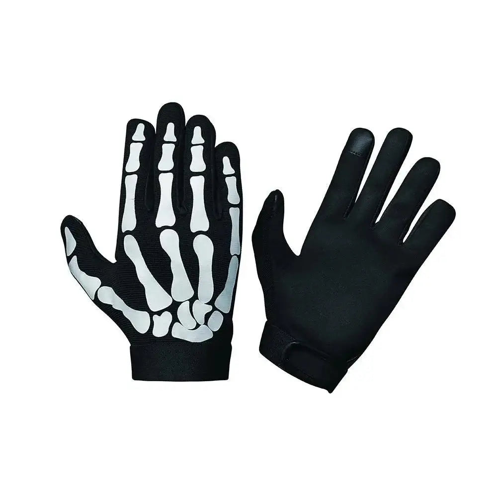 Men’s Motorcycle Full Finger Gloves with Skeleton Design - Unik Just for Bikers - Flyclothing LLC