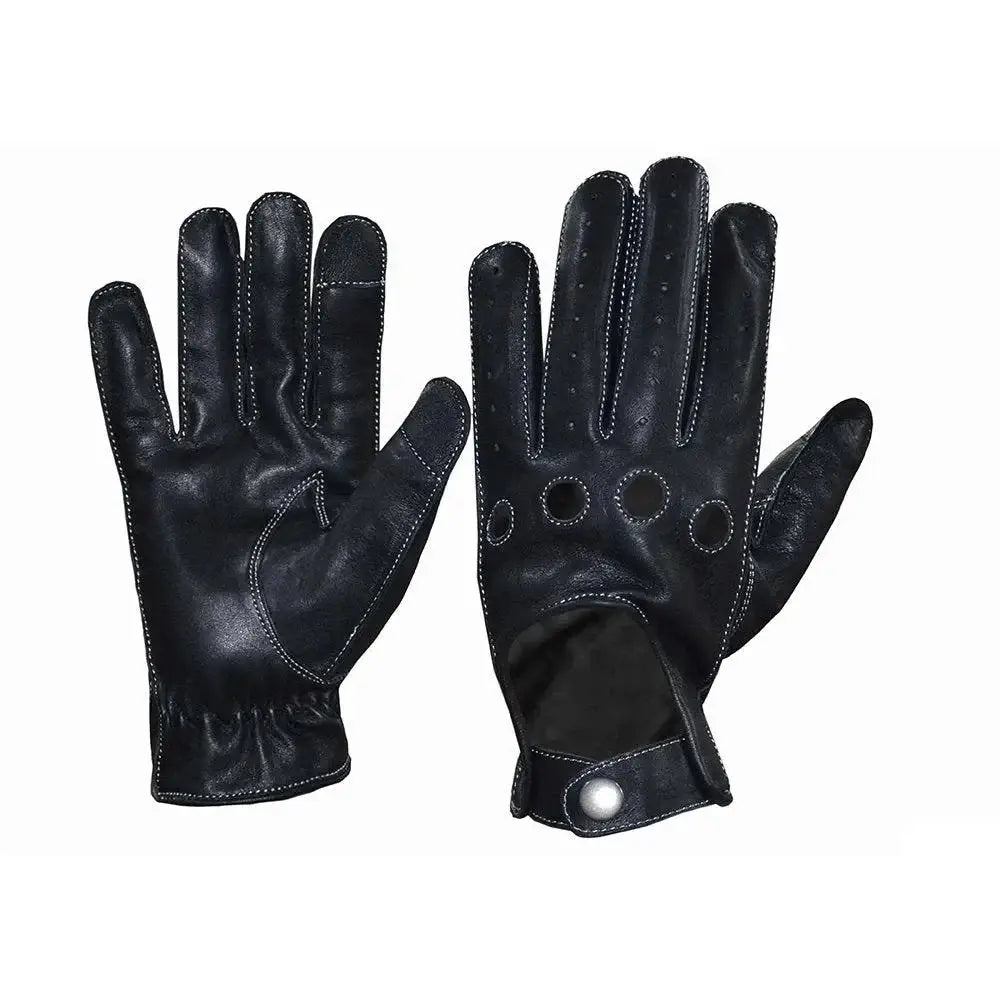 Mens Full Finger Gloves - Unik Just for Bikers - Flyclothing LLC