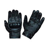 Mens Full Finger Gloves with Knuckle Armor - Unik Just for Bikers - Flyclothing LLC