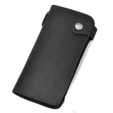 Black Bifold Biker Chain Wallet - Unik Just for Bikers - Flyclothing LLC