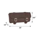 Chocolate- Leather Tool Bag