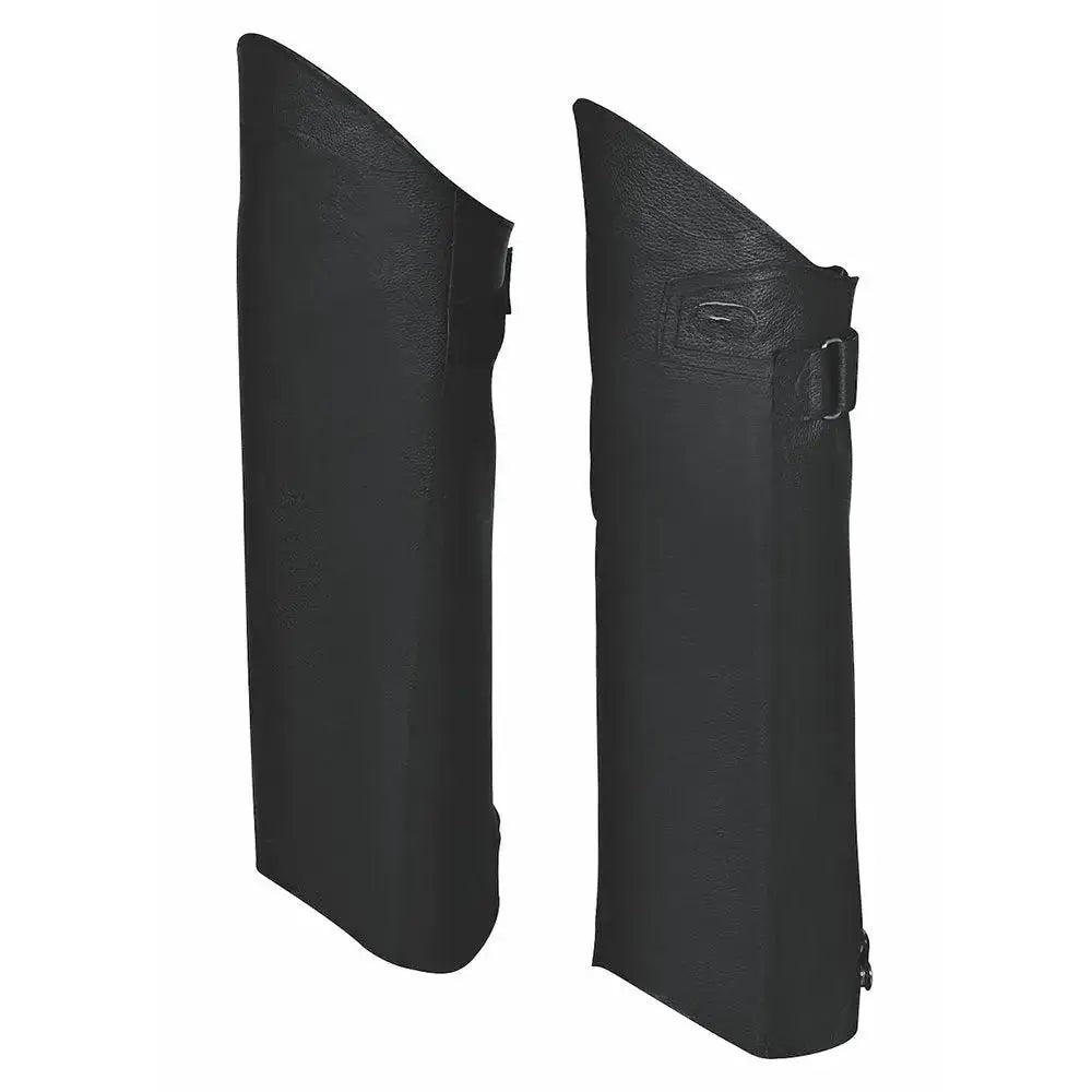 Grit - Unisex Premium Leather Half Chaps - Unik Just for Bikers - Flyclothing LLC