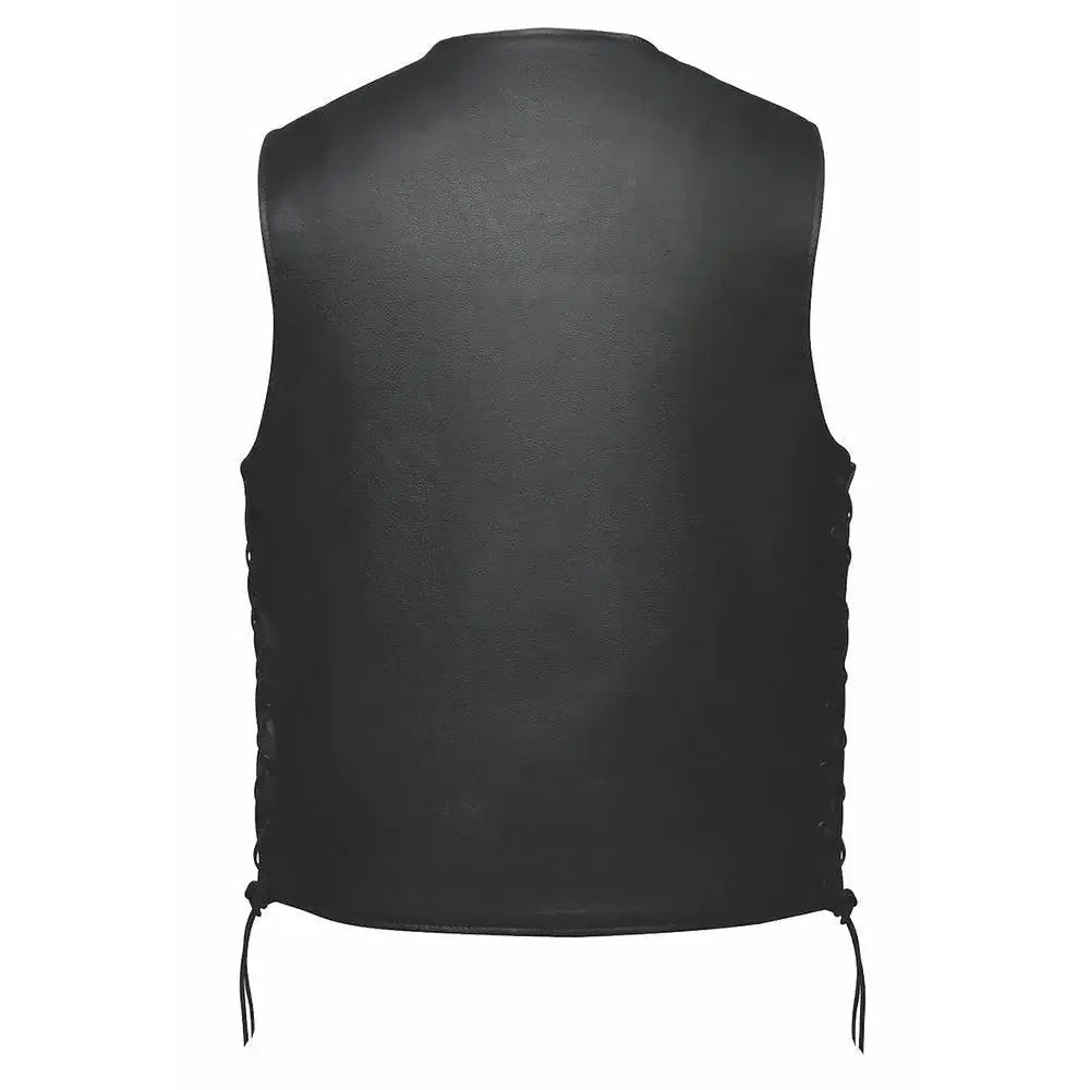 Mojave - Mens Ultra Leather Motorcycle Vest - Unik Just for Bikers - Flyclothing LLC