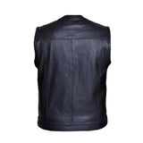 Runner - Men's SOA Club Style Leather Motorcycle Vest - Unik Just for Bikers - Flyclothing LLC