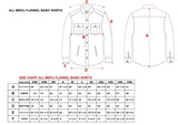 TW218.00 - MENS BLACK AND RED FLANNEL SHIRT