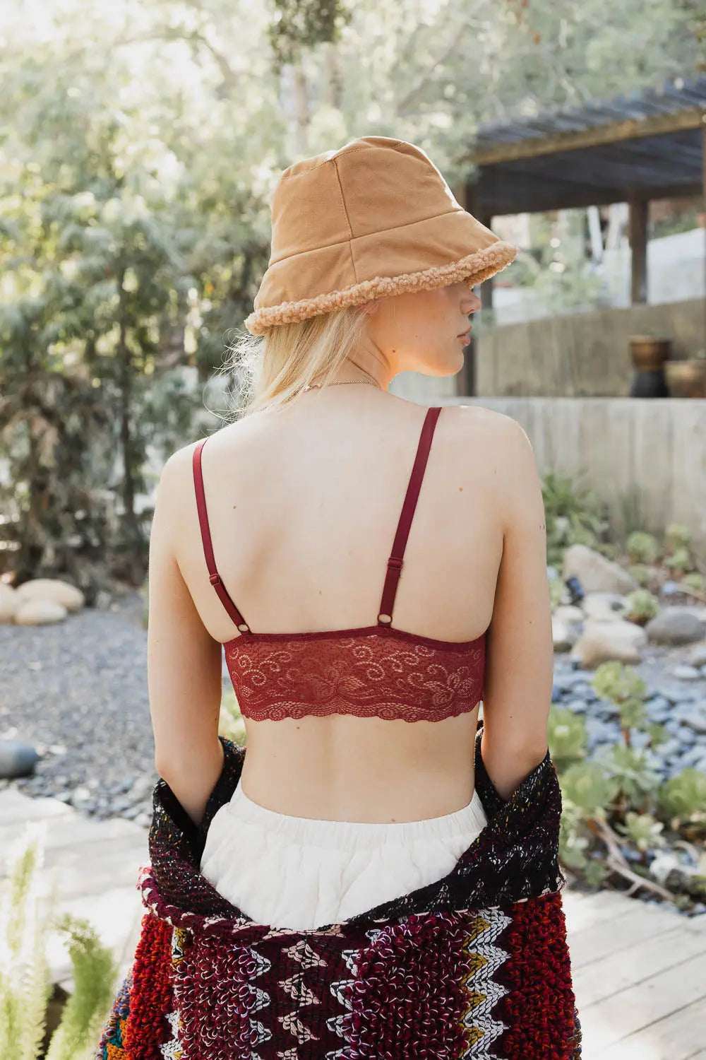 Luxe Velvet Lace Bralette - Boho Clothing and Accessories - Flyclothing LLC