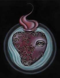 Black Market Art Company Corazon Print - Black Market Art Company - Flyclothing LLC