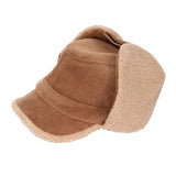 Corduroy Aviator Sherpa Lining Cap - Madeline Love - Flyclothing LLC
