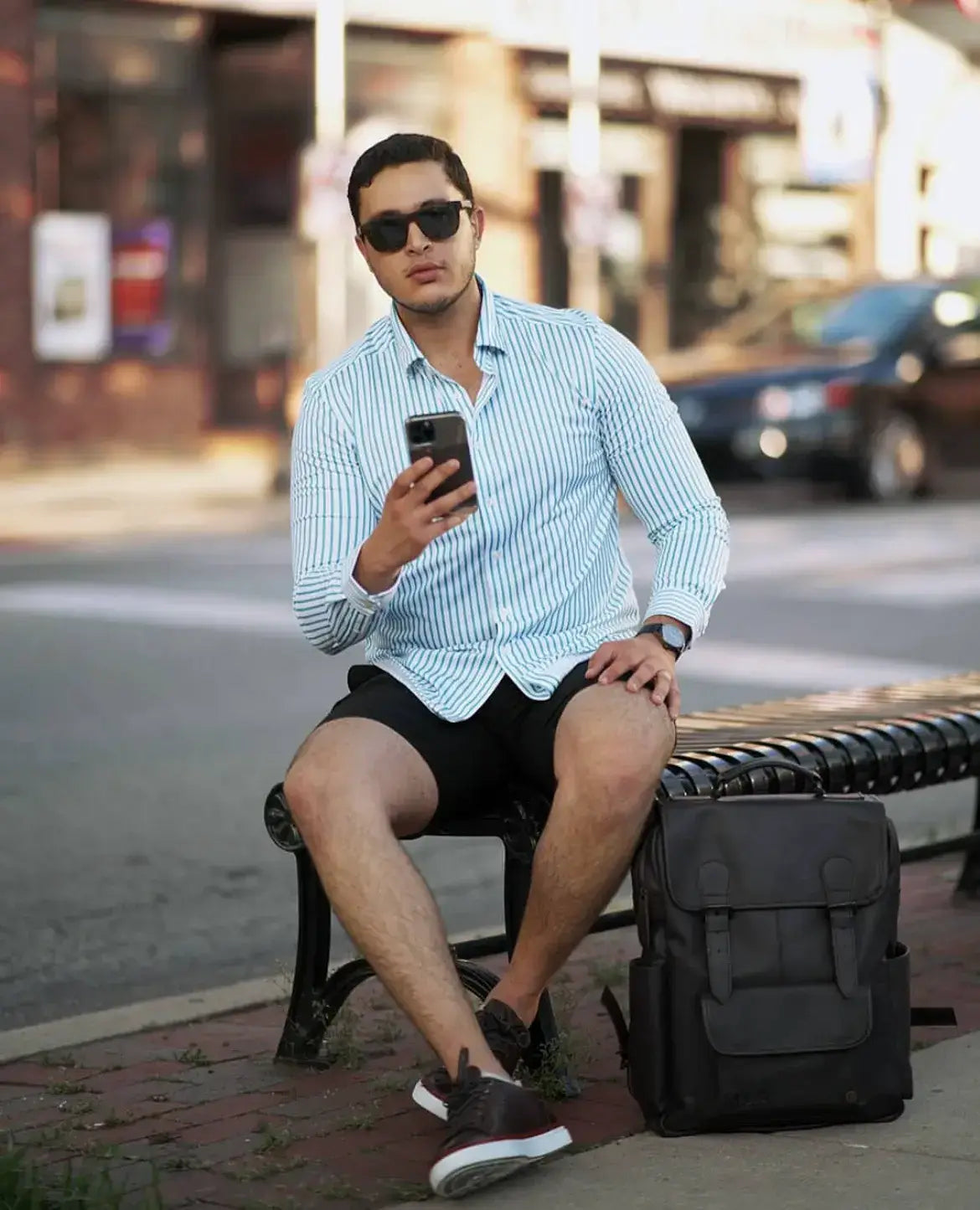 Corsica Stripe Long Sleeve Tech Shirt - Buki - Flyclothing LLC