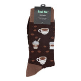 Coffee Socks - Comfy Cotton for Men & Women - Real Sic - Flyclothing LLC