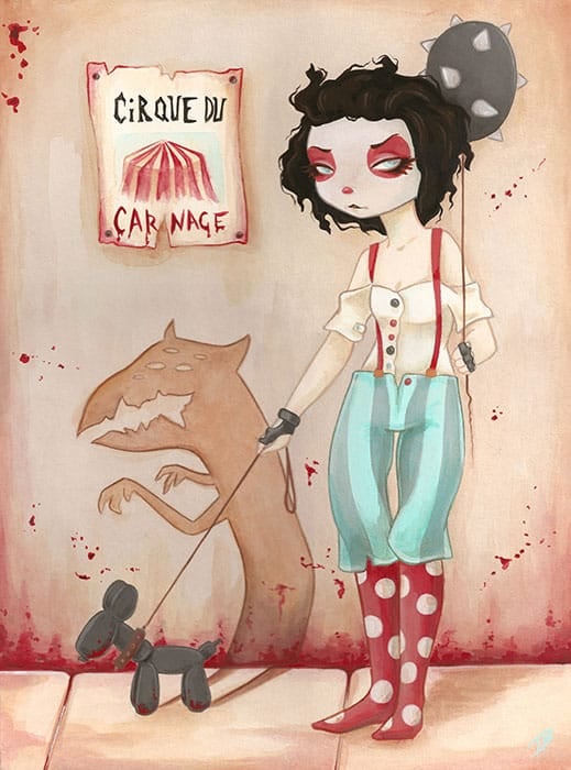 Black Market Art Company Coulrophobia III Print