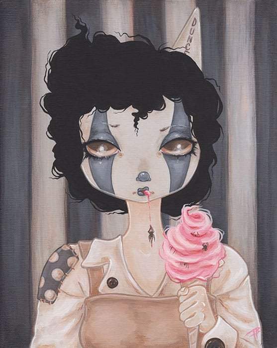 Black Market Art Company Coulrophobia VI Print - Black Market Art Company - Flyclothing LLC