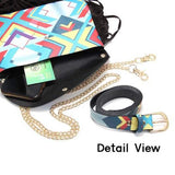 Cow Pattern Faux Leather Suede Fanny Pack Crossbody Belt Bag - Madeline Love - Flyclothing LLC