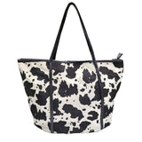 Cow Patterned Faux Leather Shoulder Bag - Madeline Love - Flyclothing LLC