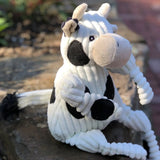 Dottie Cow Knottie® Plush Dog Toy - HuggleHounds - Flyclothing LLC