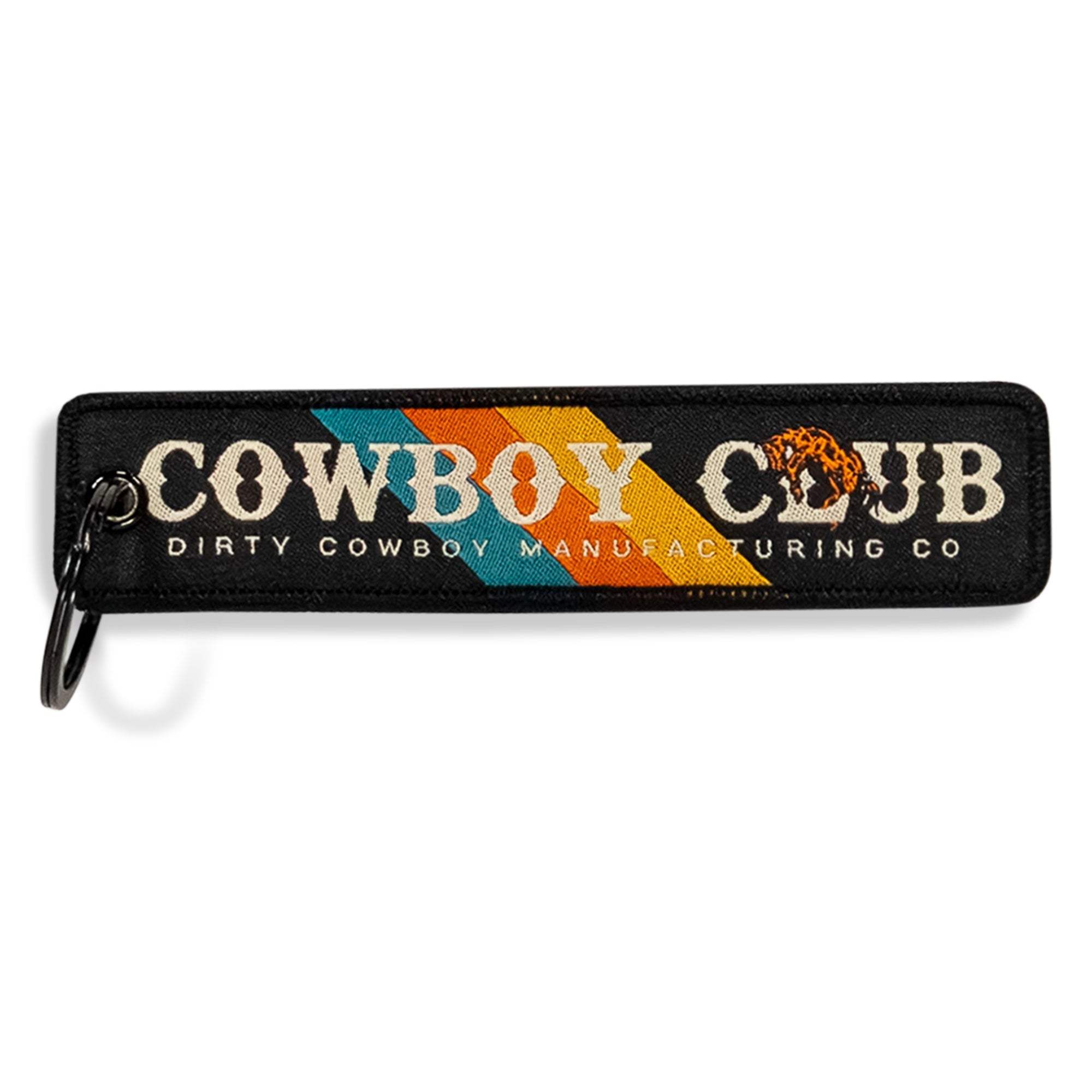 Cowboy Club Flight Tag Keychain - DIRTY COWBOY USA - Flyclothing LLC