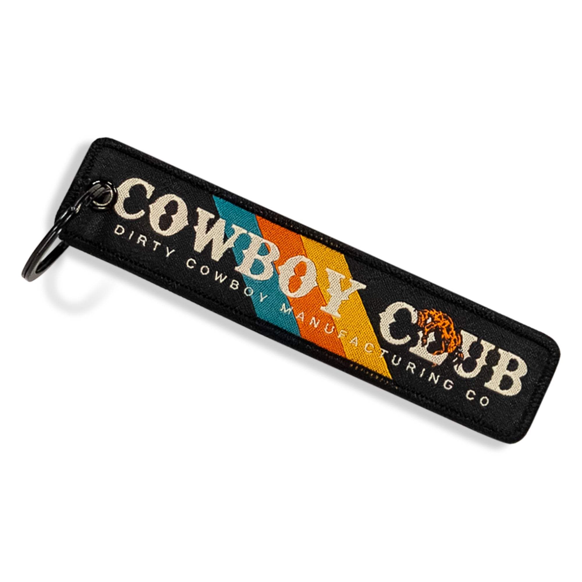 Cowboy Club Flight Tag Keychain - DIRTY COWBOY USA - Flyclothing LLC
