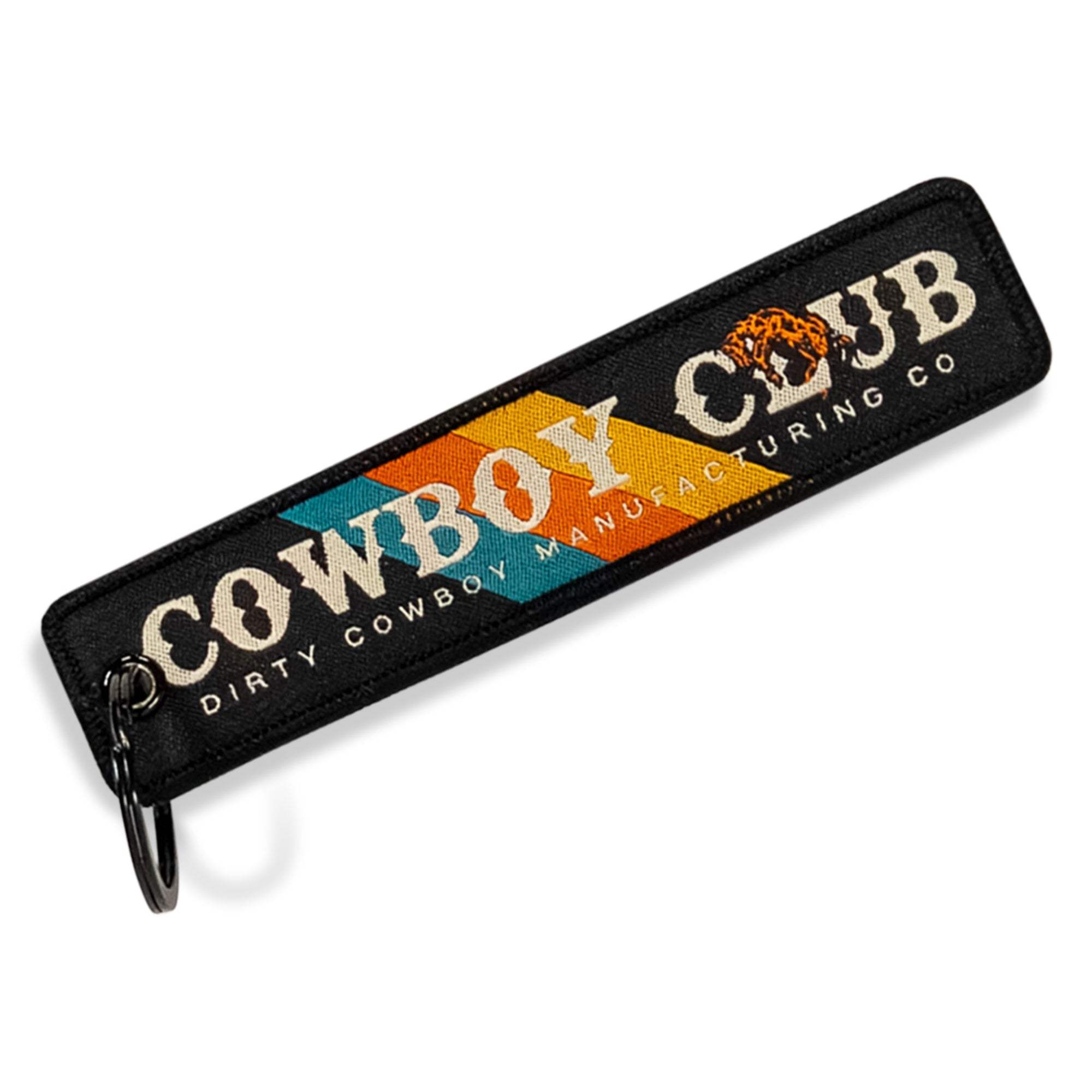 Cowboy Club Flight Tag Keychain - DIRTY COWBOY USA - Flyclothing LLC