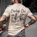 Cowboys Club Men's T-Shirt - DIRTY COWBOY USA - Flyclothing LLC