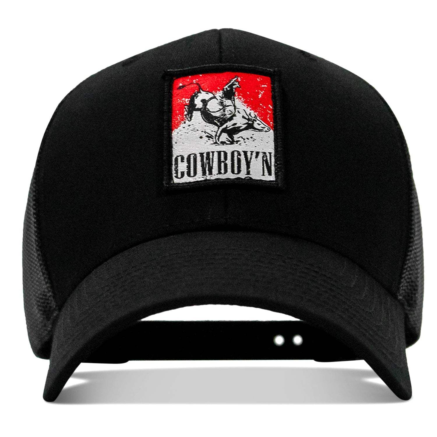 Cowboy'n Patch Mesh Snapback Hat - DIRTY COWBOY USA - Flyclothing LLC