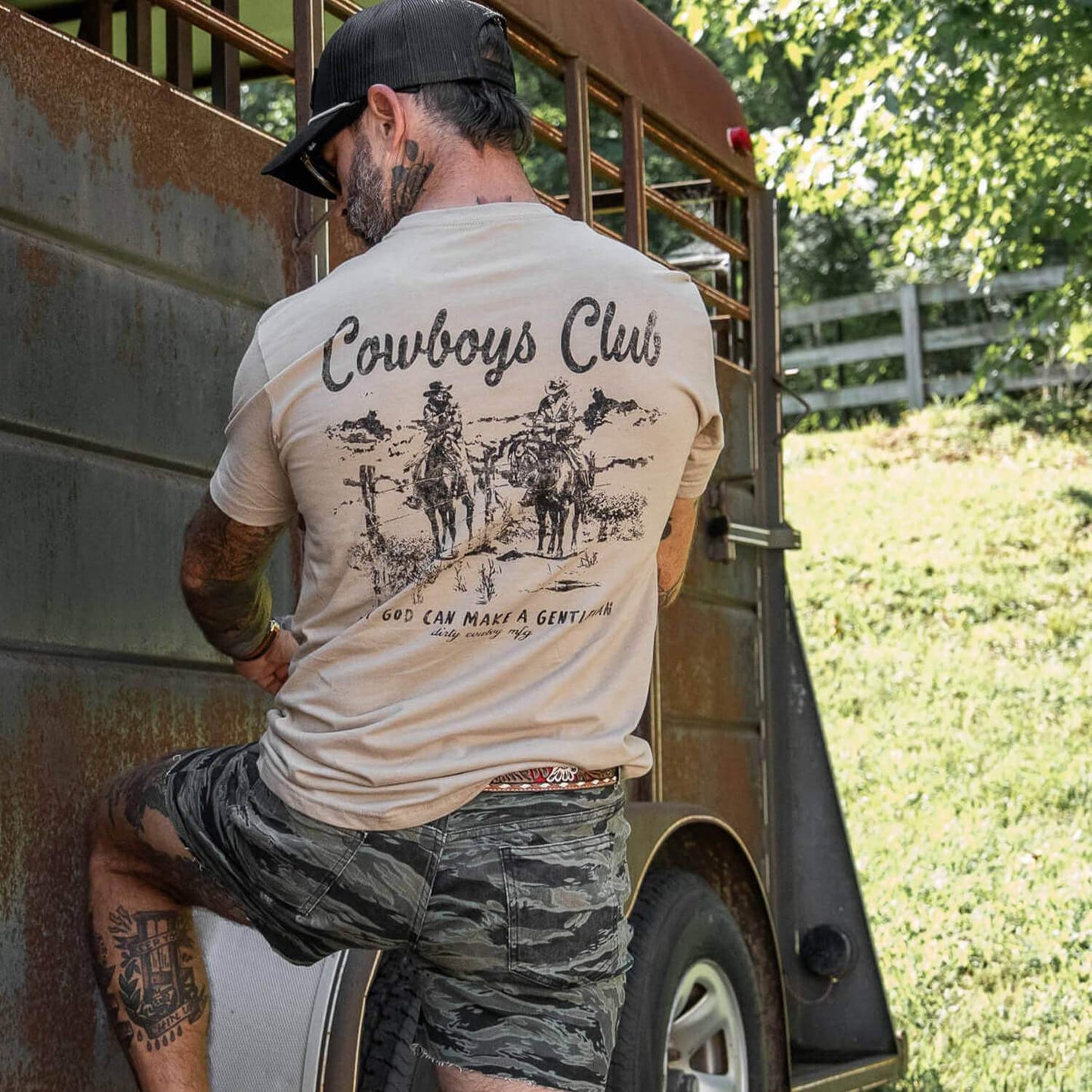 Cowboys Club Men's T-Shirt - DIRTY COWBOY USA - Flyclothing LLC