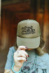 Cowgirl Rider Trucker Hat - Wild Junkie - Flyclothing LLC