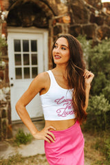 Cowgirls Make Better Lovers Cropped Tank Top - Wild Junkie - Flyclothing LLC