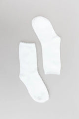 Cozy Fuzzy Crew Socks