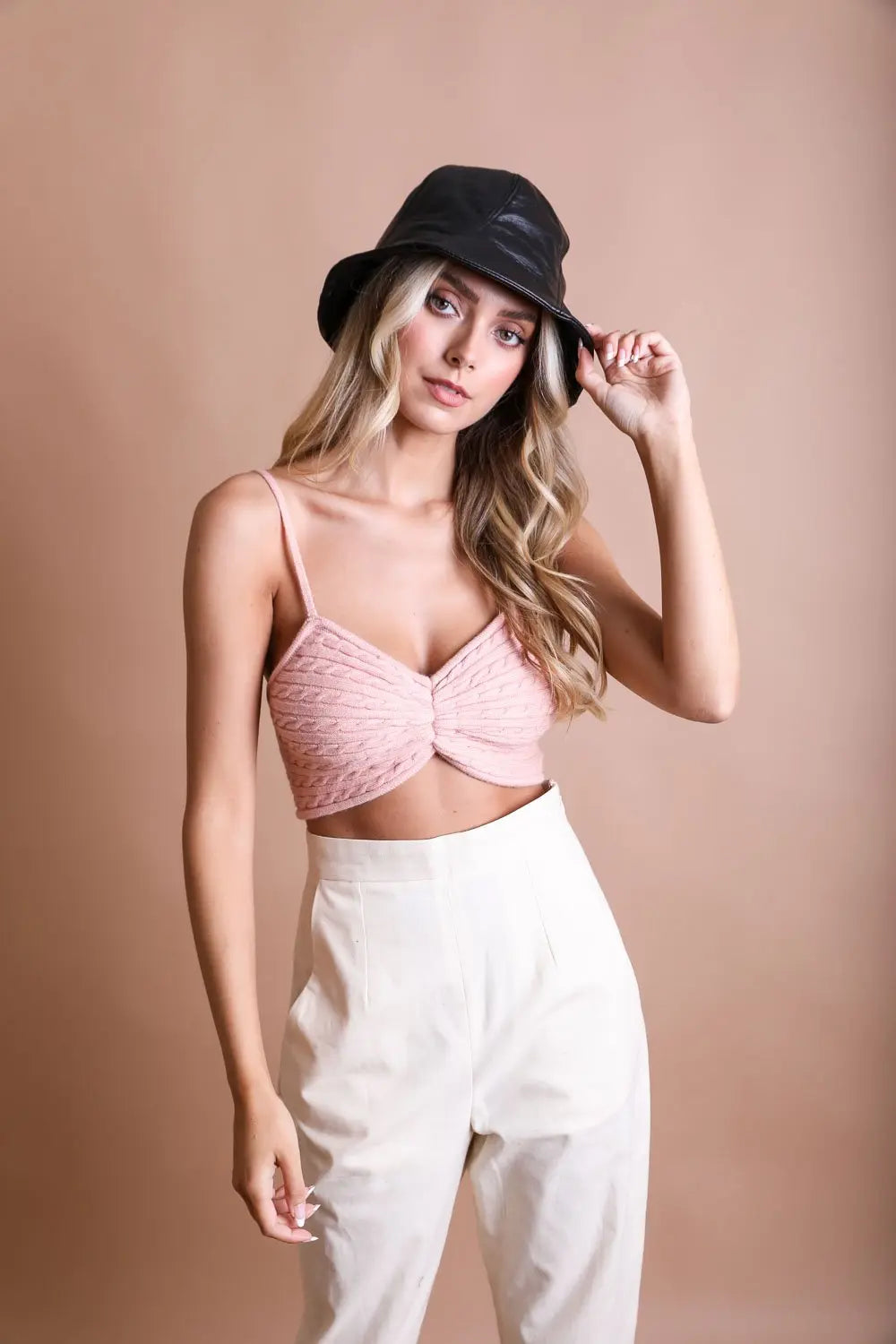 Cozy Knit Pattern Brami - Boho Clothing and Accessories - Flyclothing LLC