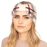 Cozy Plaid Check Patterned Earmuff Headband - Madeline Love - Flyclothing LLC