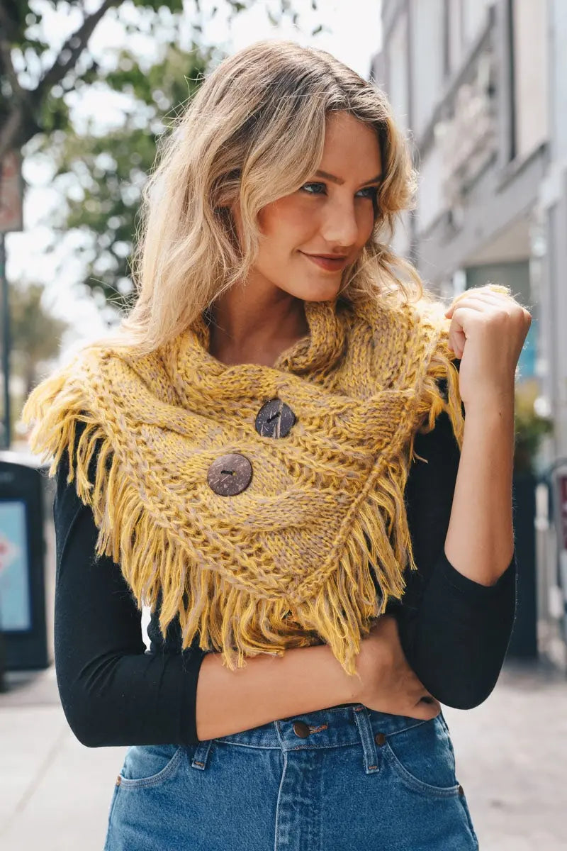 Keep It Cozy Shoulder Warmer - Boho Clothing and Accessories - Flyclothing LLC