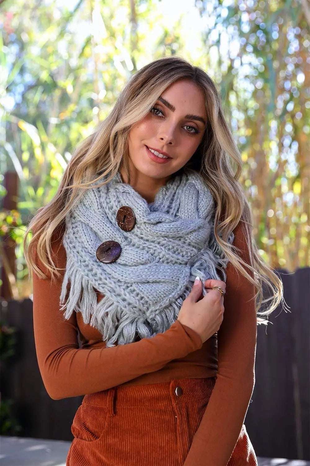 Cozy Shoulder Warmer Scarf - Boho Clothing and Accessories - Flyclothing LLC