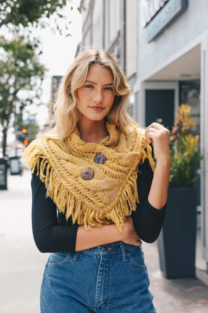 Cozy Shoulder Warmer Scarf - Boho Clothing and Accessories - Flyclothing LLC