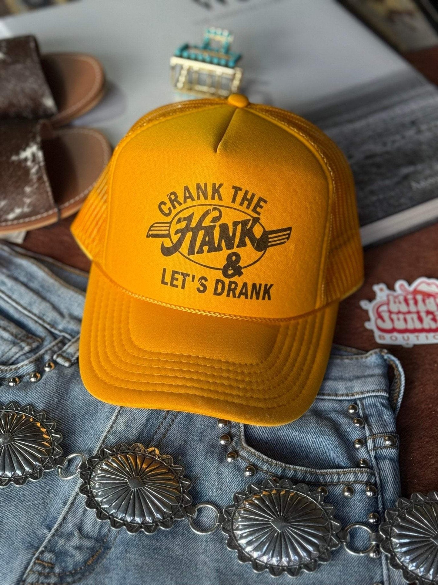 Crank The Hank Trucker Hat - Wild Junkie - Flyclothing LLC