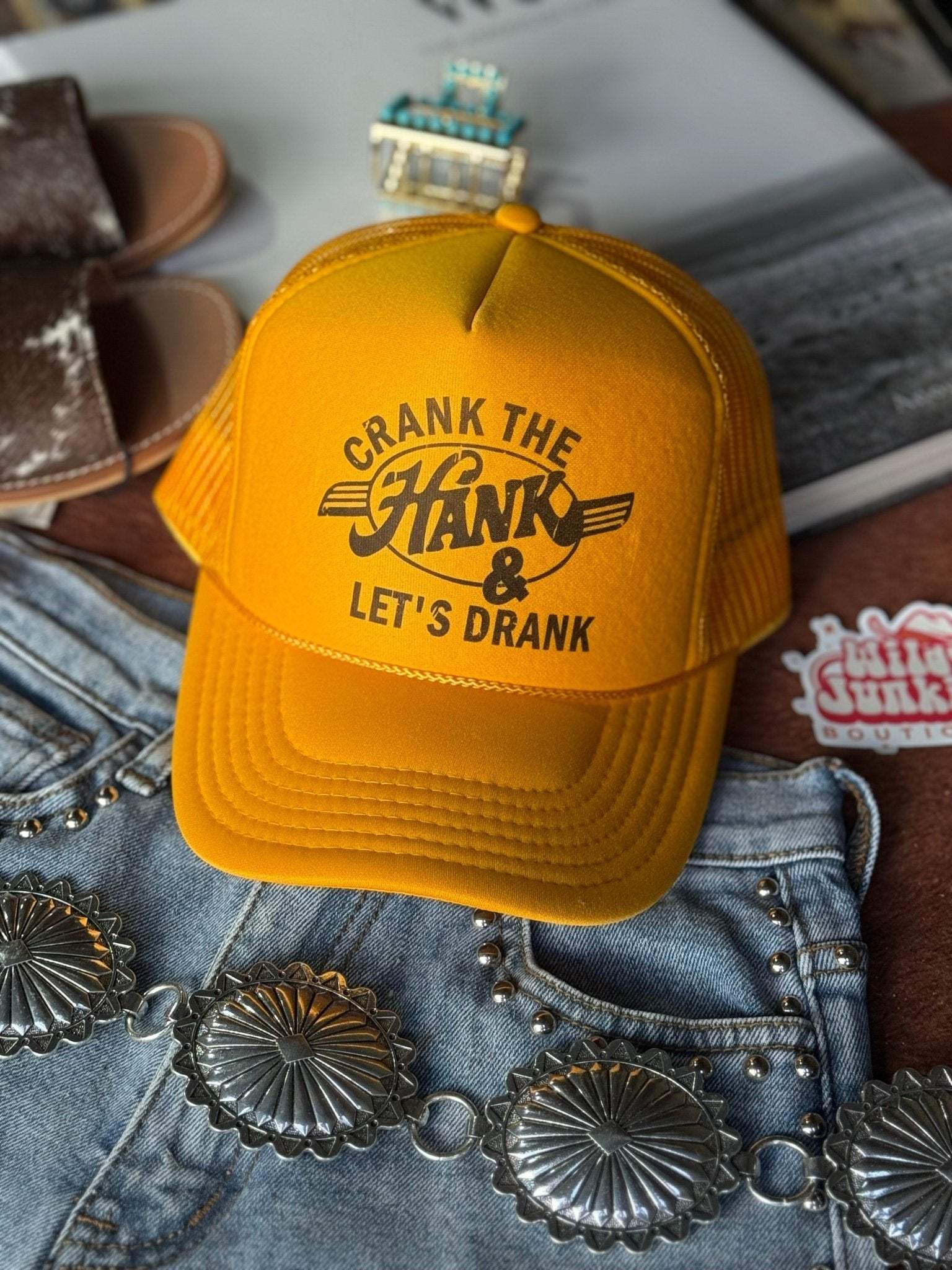 Crank The Hank Trucker Hat - Wild Junkie - Flyclothing LLC