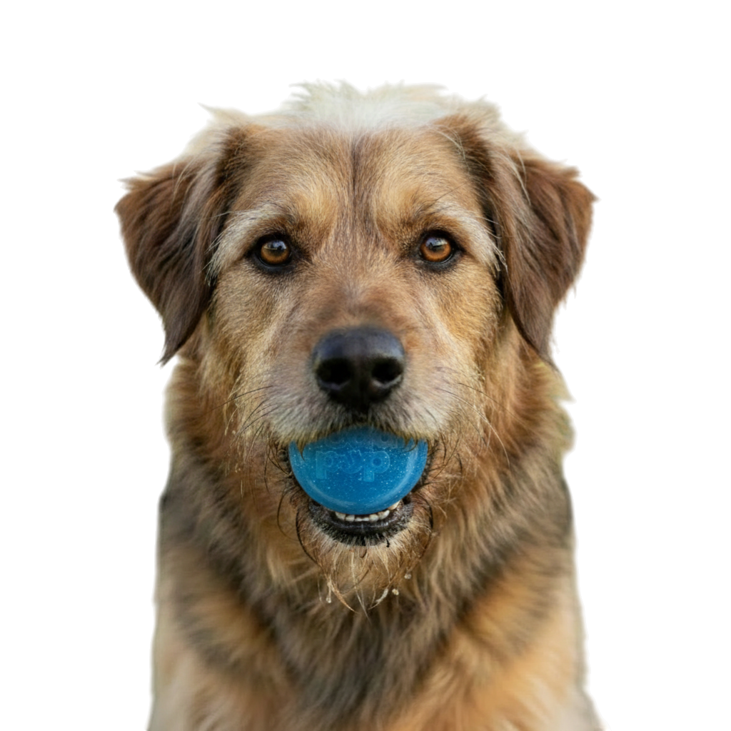 Glitter Ball Dog Toy | Soft PUP-X Rubber Floating Fetch Ball with Treat Dispenser | USA Made - SodaPup/True Dogs, LLC - Flyclothing LLC