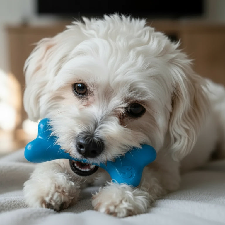 PUP-X Rubber Bone Dog Toy - Durable, Floats, Chew Toy for Large Dogs | USA - SodaPup/True Dogs, LLC - Flyclothing LLC