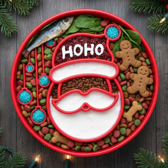 Santa Christmas eBowl Deep Slow Feeder Dog Bowl for Enrichment | USA Made - SodaPup/True Dogs, LLC - Flyclothing LLC