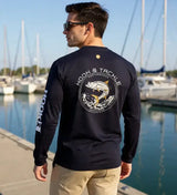 Men's Tarpon Leap Thrust L/S UV Fishing T-Shirt - Hook & Tackle - Flyclothing LLC