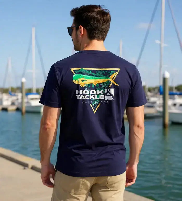 Men's Mahi Tropics Premium T-Shirt - Hook & Tackle - Flyclothing LLC