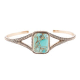 Credence Genuine Turquoise Cuff Bracelet - Barse Jewelry - Flyclothing LLC
