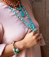 Credence Genuine Turquoise Cuff Bracelet - Barse Jewelry - Flyclothing LLC