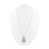 Credence Genuine Turquoise Pendant Necklace - Barse Jewelry - Flyclothing LLC