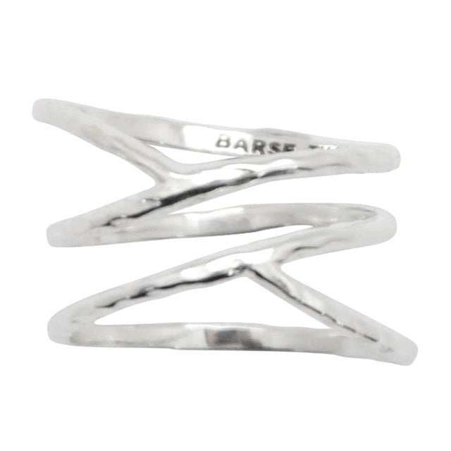 Criss Cross Sterling Silver Ring - Barse Jewelry - Flyclothing LLC