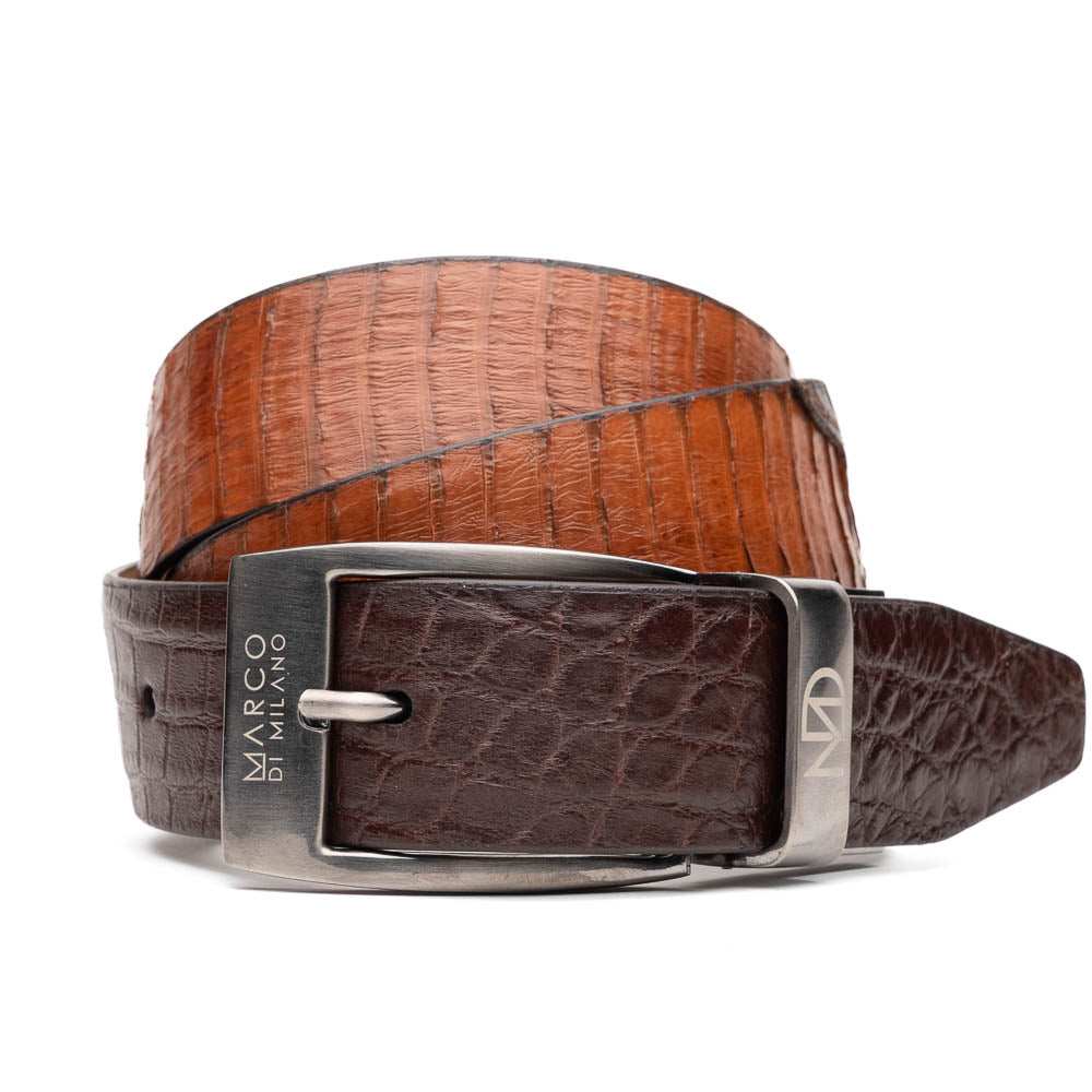 Moncalieri Belt Brown/Cognac - Marco Di Milano - Flyclothing LLC