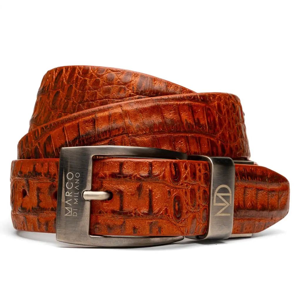 Riccardo Belt Brandy - Marco Di Milano - Flyclothing LLC